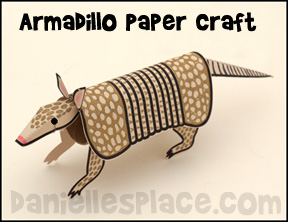 Armadillo Paper Craft