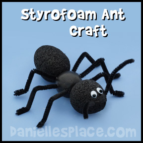 Styrofoam Ant Craft