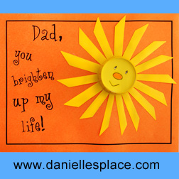"Dad, You Brighten up My Life" Father's Day Card