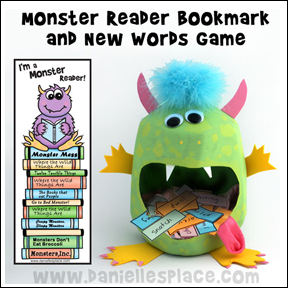 Monster Reader Bookmark