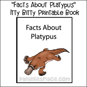 Platypus Printable Book