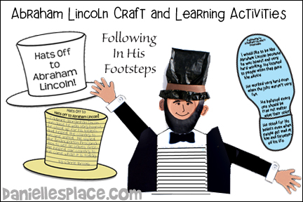 Abraham Lincoln Writing Activities and Craft