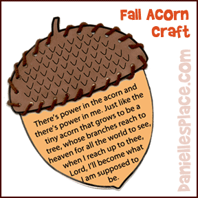 Acorn Craft for Acorn-themed Stories