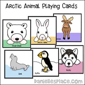 Arctic Animal Playing Cards