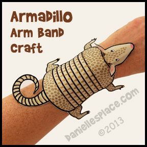 Armadillo Arm Band Craft