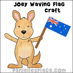 Joey Waving Flag Craft