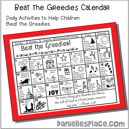 Beat the Greedies Christmas Calendar - 2023