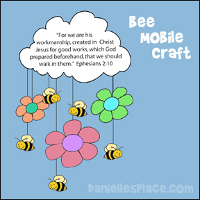 Bee and Flower Mobile