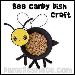 Bee Candy Dish Craft