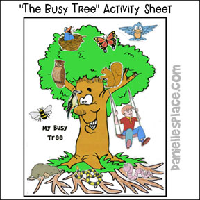 "The Busy Tree" Crafts and Learning Activities