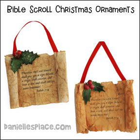 Bible Scroll Craft for Sunday School