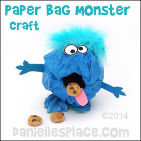 Monster Paper Bag Craft