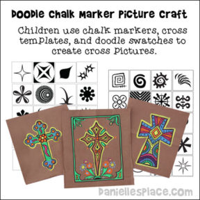 Chalk Marker Doodle Cross Pictures