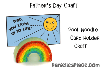 Father's Day Craft - You Light Up my Life Noodle Craft