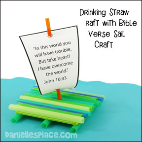 Drinking Straw Raft
