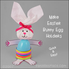 Bunny Easter Egg Holder Craft