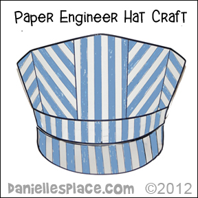 Paper Engineer Hat Craft