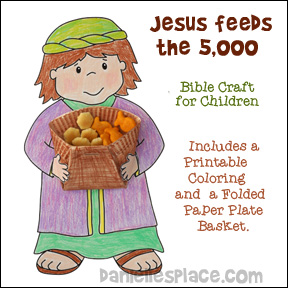 Jesus Feeds the 5,000 Activity Sheet