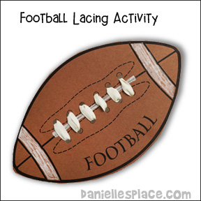 Football Lacing Activity
