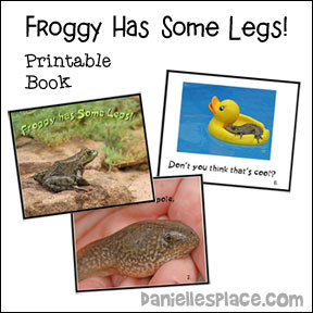Printable Frog Book
