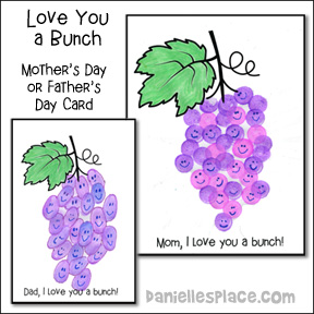 "I Love You a Bunch!" Mother's Day Card