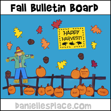 Happy Harvest Fall Bulletin Board