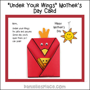 "Under Your Wings" Mother's Day Card