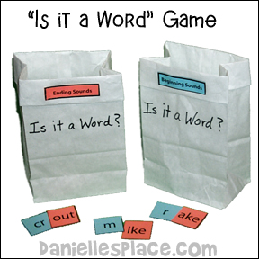 "Is It a Word?" Learn to Read Game