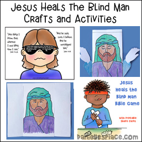 Jesus Heals the Blind Man Bible Lesson