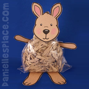 Kangaroo Plastic Bag Craft