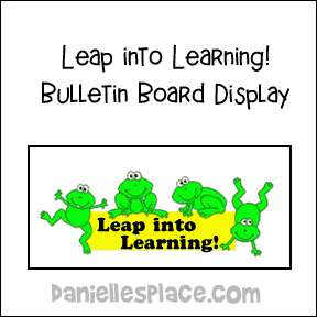 Leap Into Learning! Bulletin Board Display