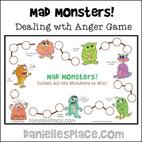 Mad Monster Printable Game