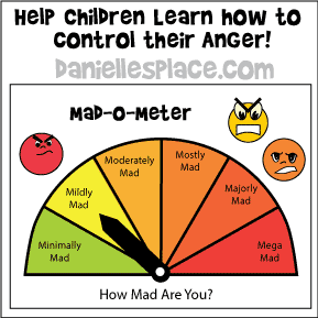Mad-O-Meter Craft and Learning Activity