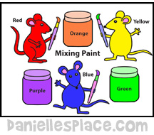 "Mouse Paint" Mixing Colors Activity