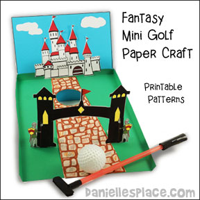 Fantasy Paper Mini Golf Patterns