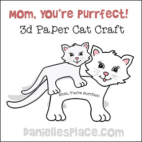 "Mom, You're Purrfect" Mother's Day Craft