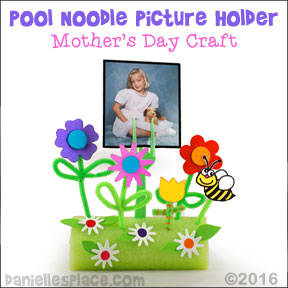 Mother's Day Pool Noodle Picture Holder