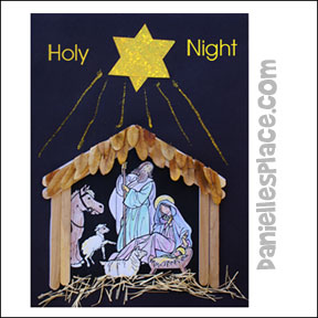 Holy Night Nativity Scene Craft