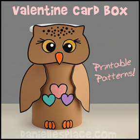 Owl Valentine's Day Box