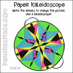 Paper Kaleidoscope Craft