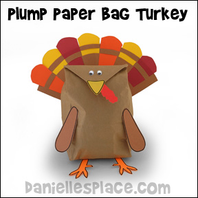 Plump Paper Bag Turkey Craft