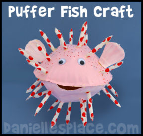 Puffer Fish Paper Plate Craft