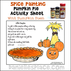 Spice Painting Pumpkin Poem