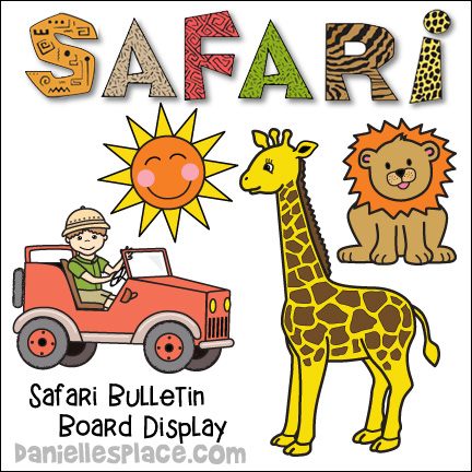 Safarai Bulletin Board Display Printables