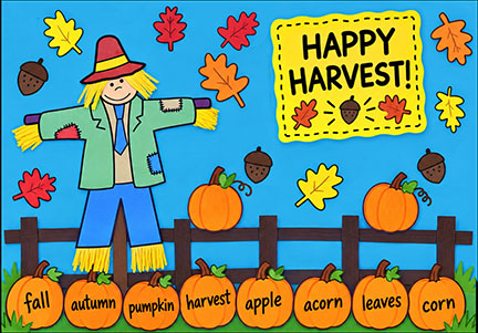 Scarecrow Bulletin Board Display