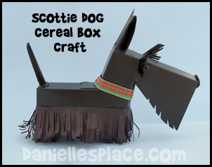 Scottie Dog Cereal Box Craft