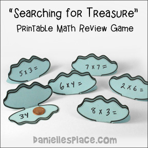 Searching for Treasure Math Game