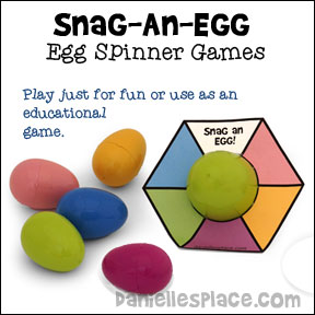 Snag-an-Egg Spinner Game
