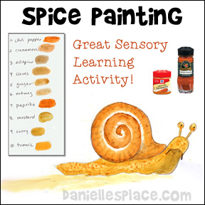 Spice Painting Art Activity