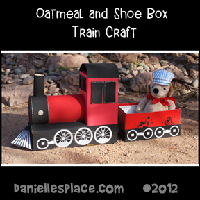 Oatmeal Box Train Craft